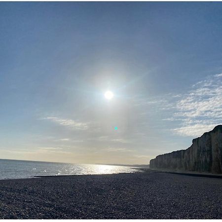 St Valery en Caux, apt vue mer et falaise: le bleu de lô Saint-Valery-en-Caux Extérieur photo